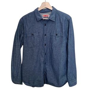 Men’s denim All Son button down size medium in excellent like-new condition